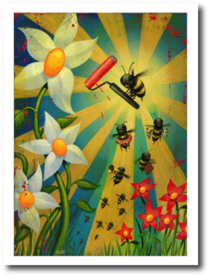 Spring Bees
Jeff Soto, 2004
21” x 15” Spring Bees
Jeff Soto, 2004
21” x 15”